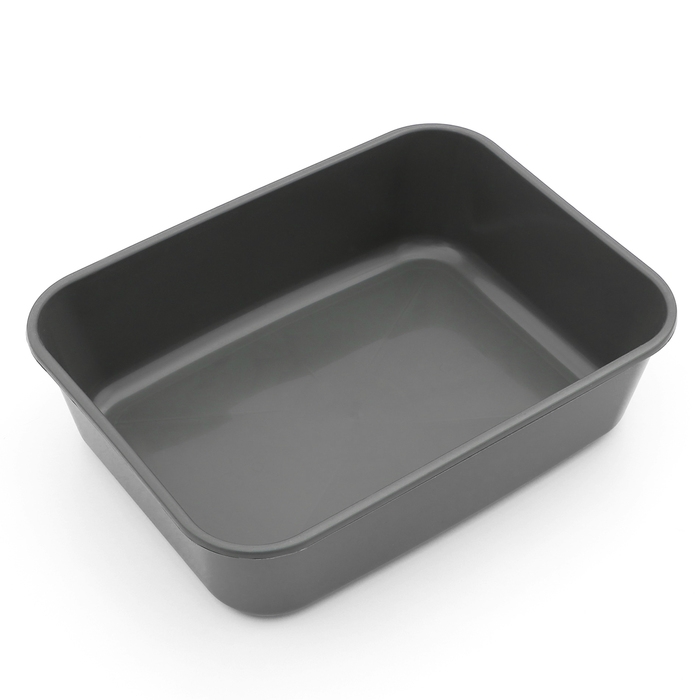 Туалет  Туалет "Сима Люкс" с сеткой и бортом 30 х 39 х 19 см, серый