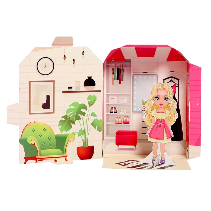 Магнитная игра «Модный домик:Лили» Магнитная игра «Модный домик:Лили»