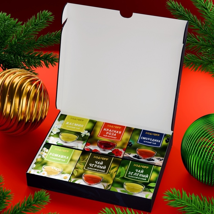 Подарочный чайный набор Подарочный чайный набор "Символ года 2025", ассорти, 36 пакетиков, 72 г