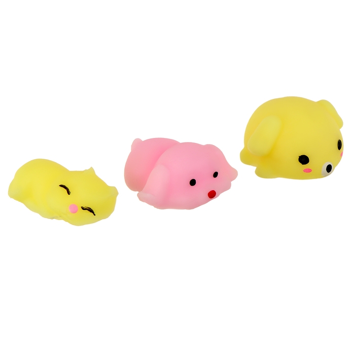 Антистресс сквиш мялка «Веселись», животные микс , в шоубоксе Антистресс сквиш мялка «Веселись», животные микс , в шоубоксе