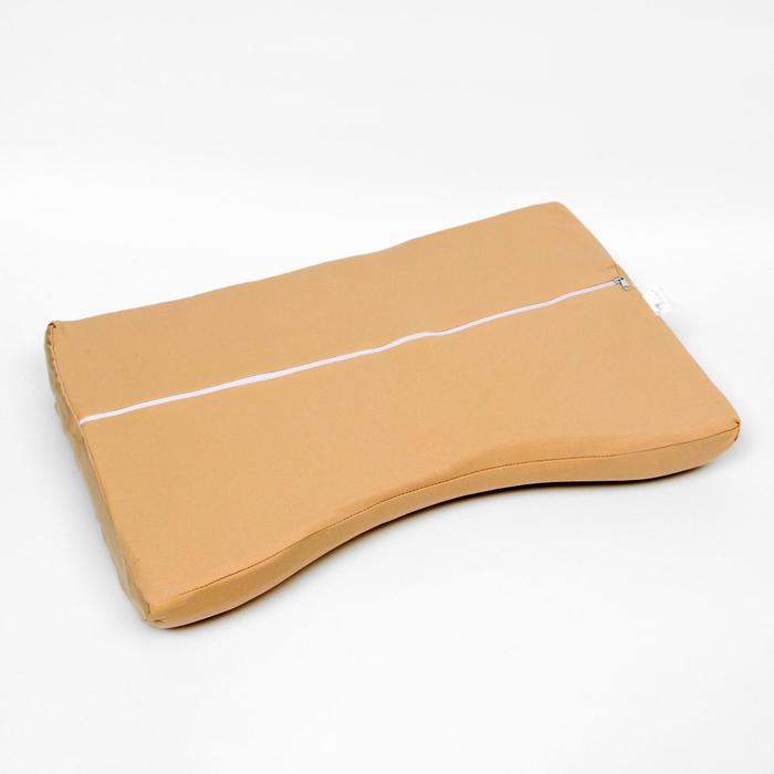 Подушка ортопедическая НТ-ПС-07  Подушка ортопедическая НТ-ПС-07 "Массажная", для взрослых, с эффектом памяти и выемкой под плечо, 55x36 см, валики 10/7 см