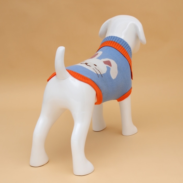 Свитер  Свитер "Зайка", 2XL (ДС 34, ОШ 34, ОГ 32-51 см)