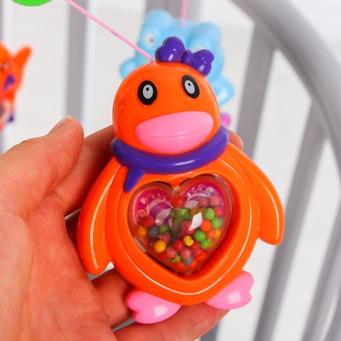 Мобиль музыкальный на кроватку «Солнышко. Лесные жители», заводной, Крошка Я Мобиль музыкальный на кроватку «Солнышко. Лесные жители», заводной, Крошка Я