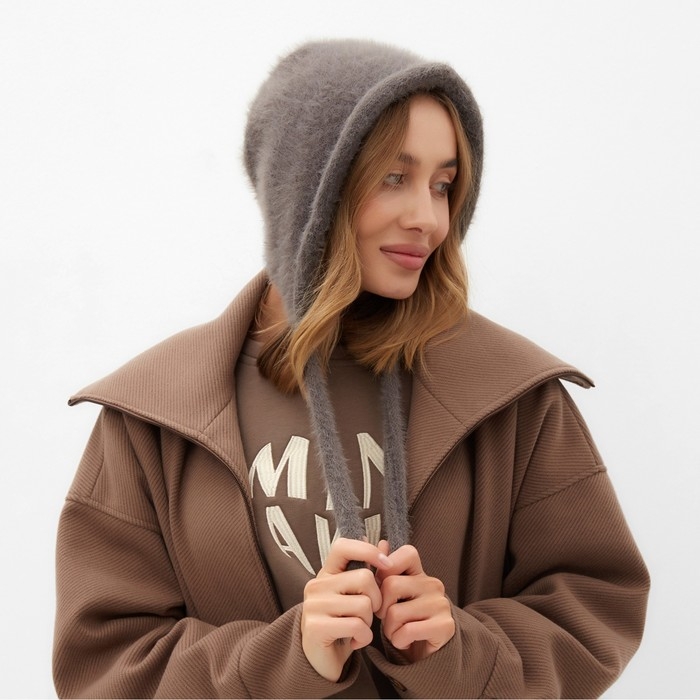 Чепчик женский MINAKU one size 52-58 графит Чепчик женский MINAKU one size 52-58 графит