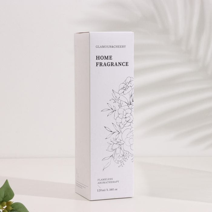 Диффузор ароматический в вазе Диффузор ароматический в вазе "Aromatherapy", 120 мл, чёрный можжевельник