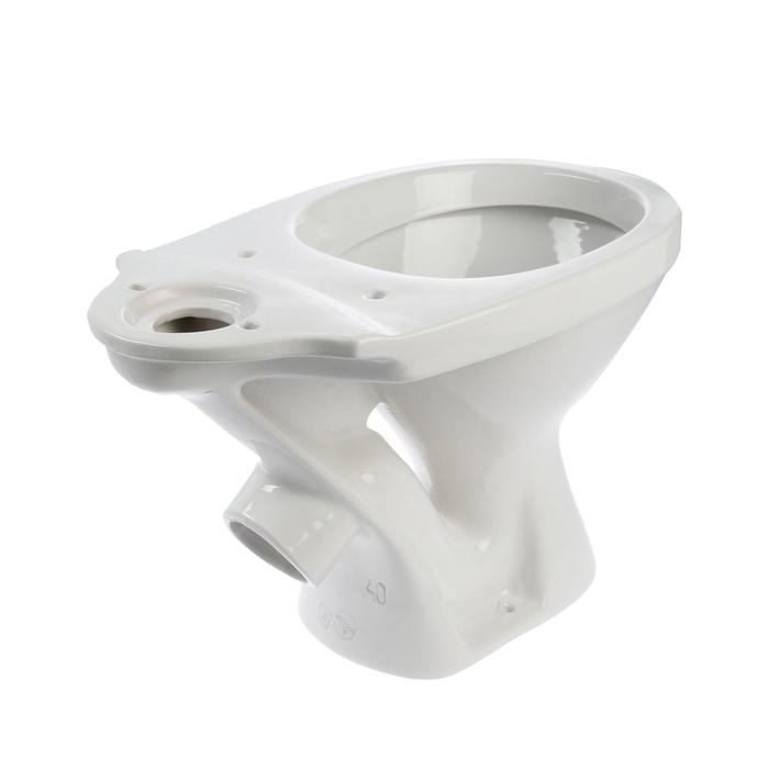 Унитаз компакт ЛЗСФ Унитаз компакт ЛЗСФ "Универсал Эконом", боковая подводка, косой выпуск, сиденье, шток