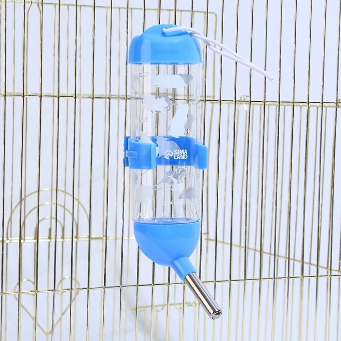 Поилка для грызунов 125 мл, 12,5 Х 4,5 см, микс цветов Поилка для грызунов 125 мл, 12,5 Х 4,5 см, микс цветов