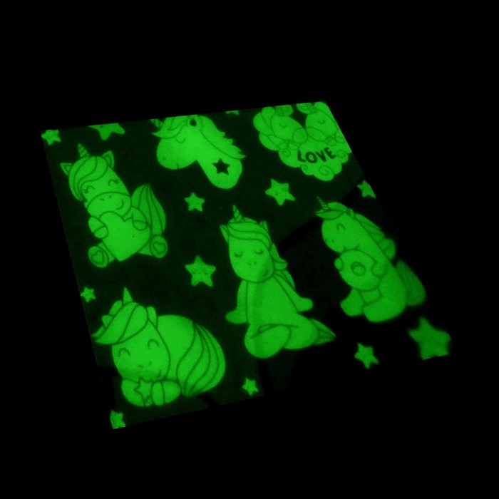 Набор для рисования светом «Единорог», А5, ручка с фонариком и невидимыми чернилами