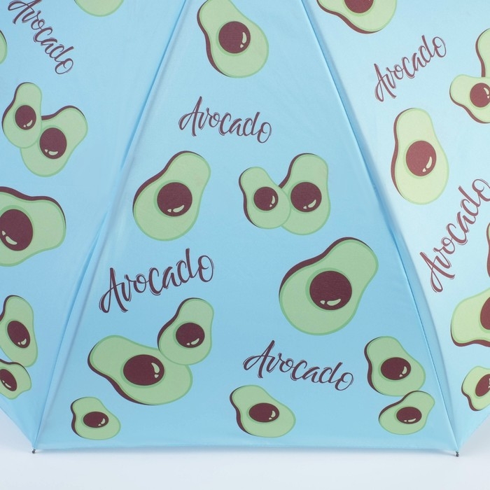 Зонт женский Avocado lover, 8 спиц, d =108 см, цвет голубой Зонт женский Avocado lover, 8 спиц, d =108 см, цвет голубой