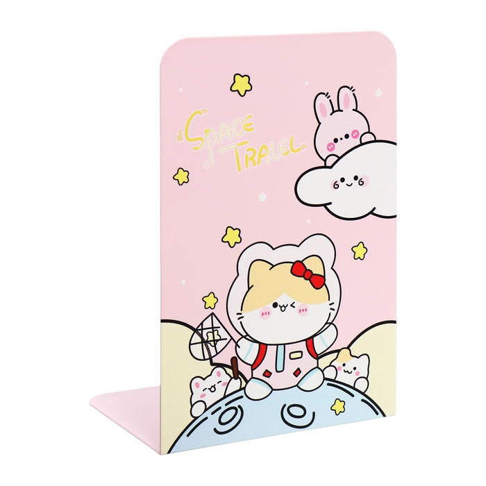 Подставки для книг Подставки для книг "Зверушки", 2 штуки, розовые