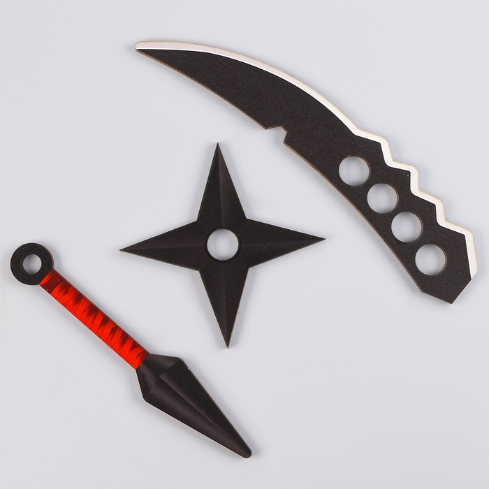 Деревянное оружие детское сувенирное «Оружие», 3 предмета