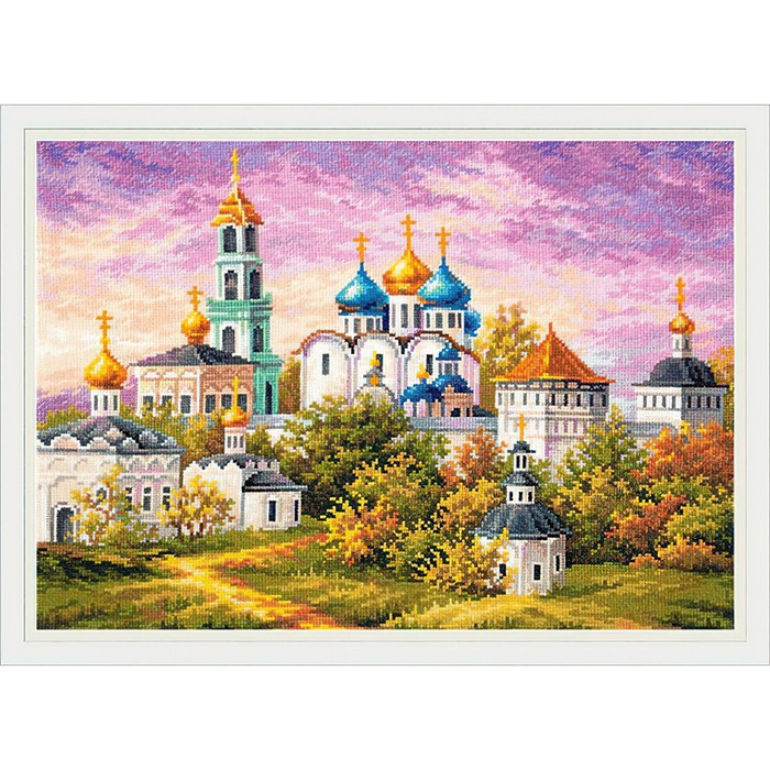 Набор для вышивания крестом «Троице-Сергиева Лавра» 40 × 30 см Набор для вышивания крестом «Троице-Сергиева Лавра» 40 × 30 см