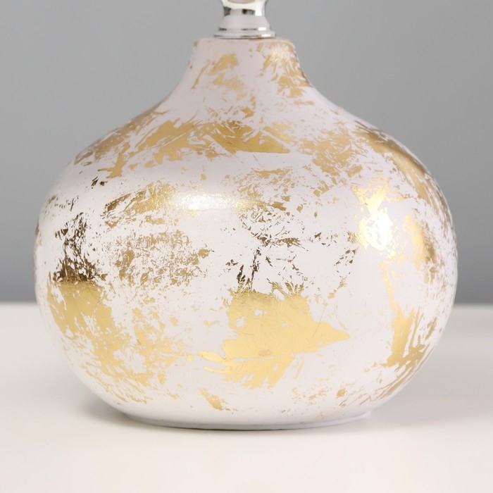 Настольная лампа Настольная лампа "Паттио" Е14 40Вт белый золото 20х20х29см