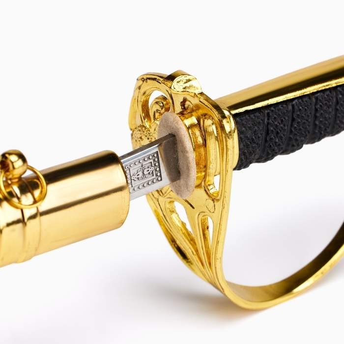 Сувенирное изделие Сабля на подставке, мини, 25см Сувенирное изделие Сабля на подставке, мини, 25см