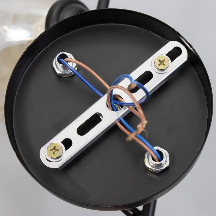 Люстра Люстра "Шарлин" 2хЕ27 40Вт черный 46х25х26 см BayerLux