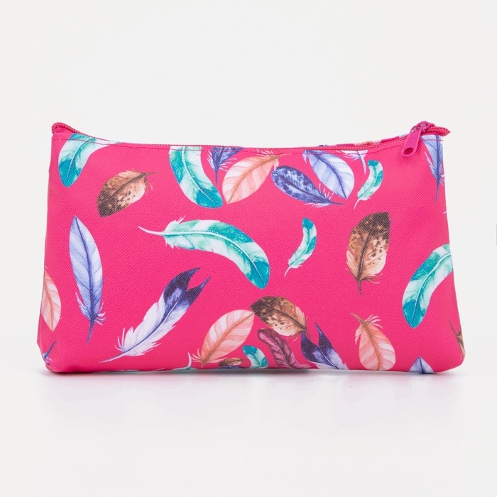Косметичка на молнии, цвет розовый Косметичка на молнии, цвет розовый