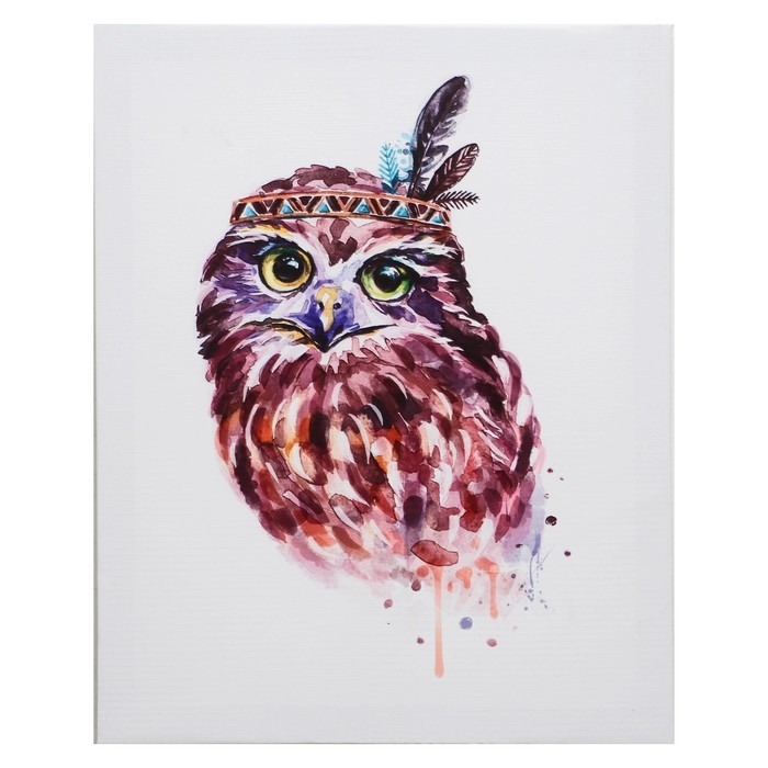 Картина на холсте Картина на холсте "Сова" 40*50 см