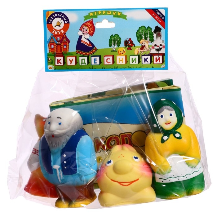 Набор резиновых игрушек «Колобок», 7 шт. Набор резиновых игрушек «Колобок», 7 шт.