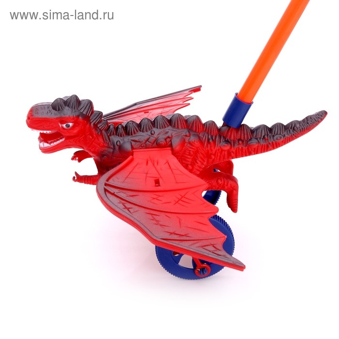 Каталка на палке «Дракоша», МИКС Каталка на палке «Дракоша», МИКС