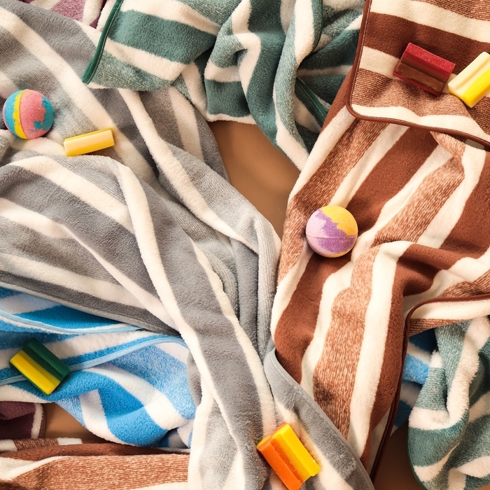 Полотенце банное Этель Полотенце банное Этель "Геометрия", цв. серый, 70х140 см, 100% п/э, 240 г/м2