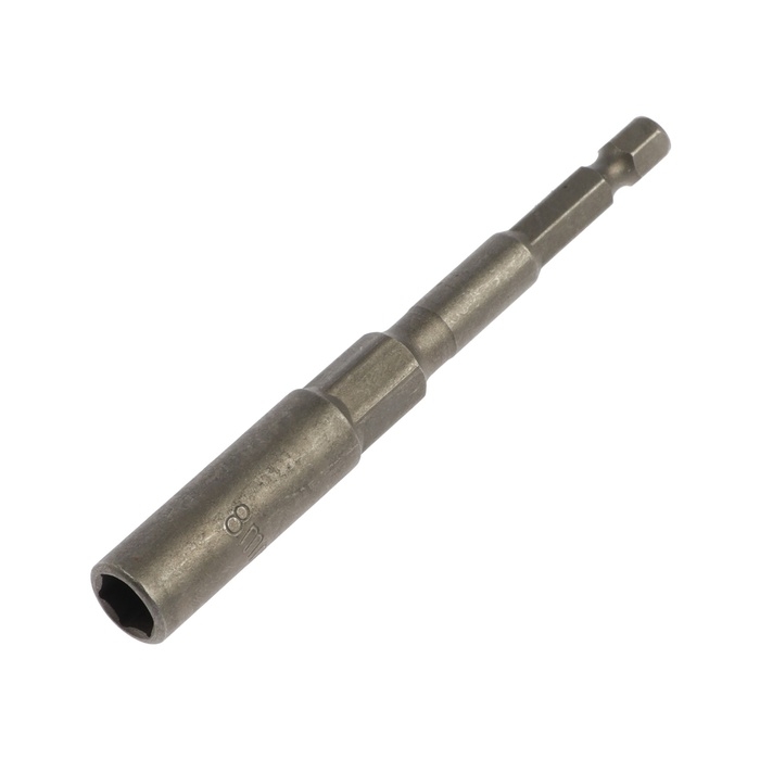 Бита с торцевой головкой ТУНДРА, удлиненная, сталь CrV, 8 х 100 мм Бита с торцевой головкой ТУНДРА, удлиненная, сталь CrV, 8 х 100 мм