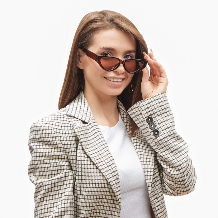 Очки солнцезащитные Очки солнцезащитные "OneSun", uv 400, дужка 14.5 см, ширина 14 см, линза 4.3 х 6 см