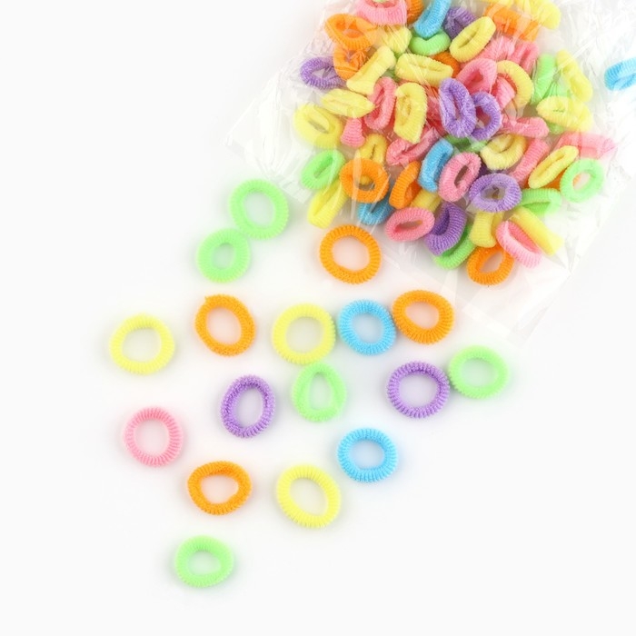 Набор резинок Набор резинок "Радуга", 100 штук, 1 см, Минни Маус