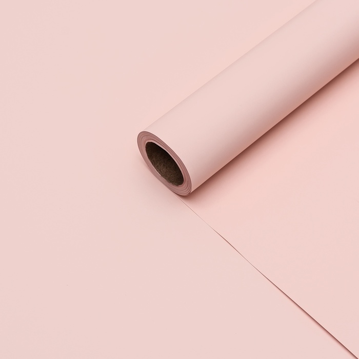 Плёнка матовая двухсторонняя 0,5 x 10 м, пастельная серия, 65 мкм Плёнка матовая двухсторонняя 0,5 x 10 м, пастельная серия, 65 мкм