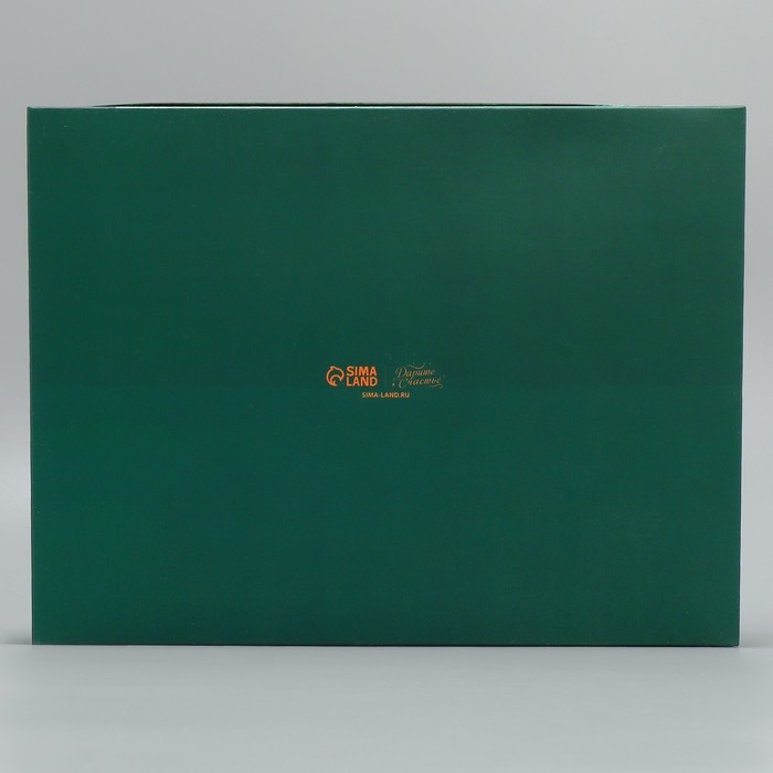 Коробка подарочная новогодняя складная «Волшебного нового года», шары, 32 х 24 х 9 см Коробка подарочная новогодняя складная «Волшебного нового года», шары, 32 х 24 х 9 см