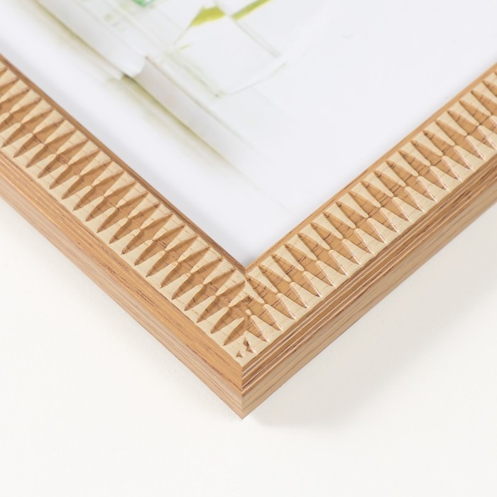 Фоторамка пластик 13х18 см Фоторамка пластик 13х18 см "Вытянутый ромб из дерева" 15х20 см