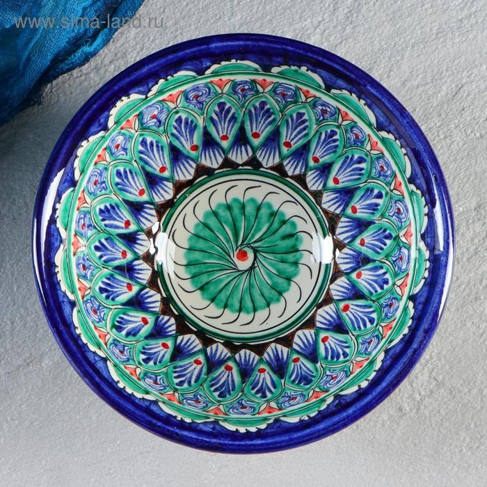 Коса Риштанская Керамика  Коса Риштанская Керамика "Узоры", 18 см, большая,  микс