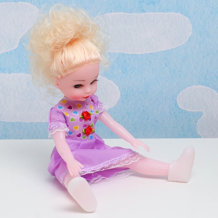 Кукла классическая "Настя" для девочек, пластик, 40 см, микс