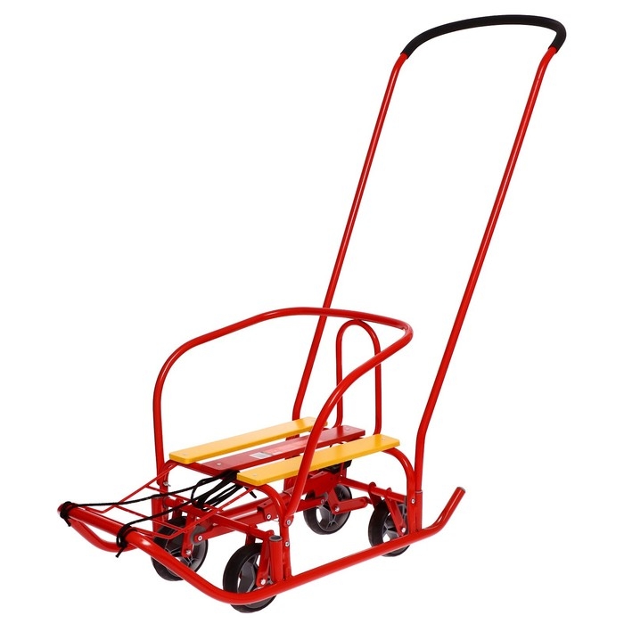 Санки «Ветерок 7 универсал», цвет алый Санки «Ветерок 7 универсал», цвет алый