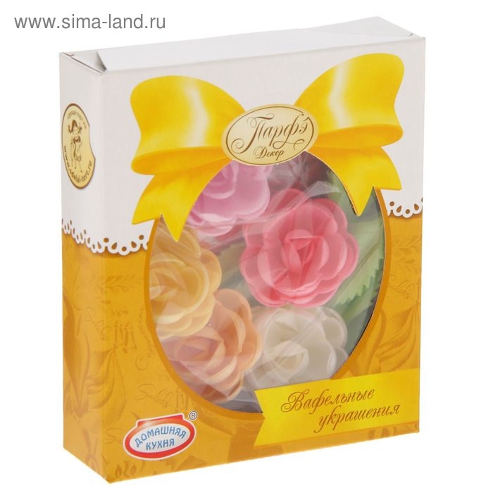 Набор кондитерский «Вафельные украшения с посыпками», 17.2 г, МИКС Набор кондитерский «Вафельные украшения с посыпками», 17.2 г, МИКС