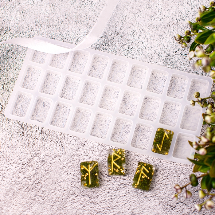 Форма силиконовая универсальная «Руны» 27 шт. Форма силиконовая универсальная «Руны» 27 шт.