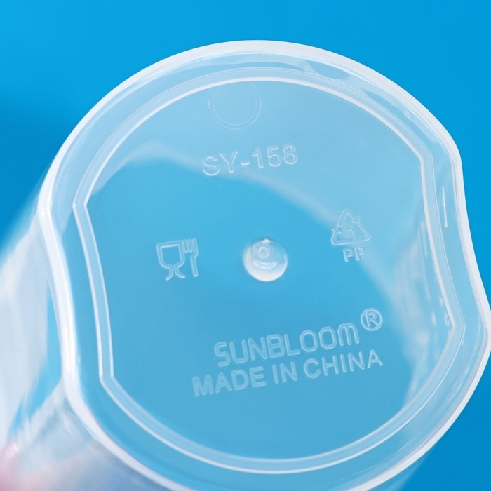 Стакан мерный Доляна, 500 мл, цвет прозрачный Стакан мерный Доляна, 500 мл, цвет прозрачный