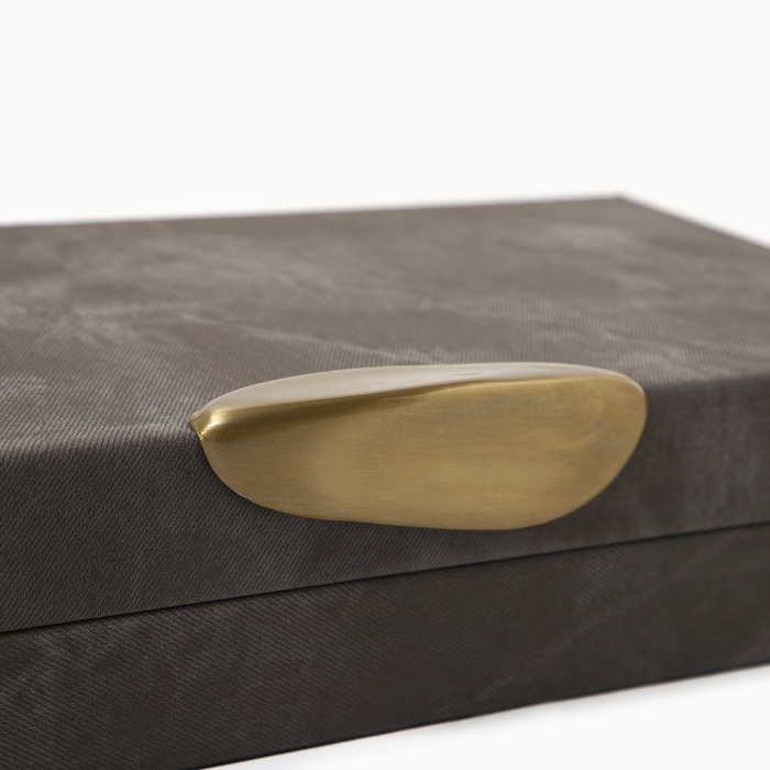 Шкатулка для украшений «Серый мрамор» экокожа, набор 2 шт. Шкатулка для украшений «Серый мрамор» экокожа, набор 2 шт.