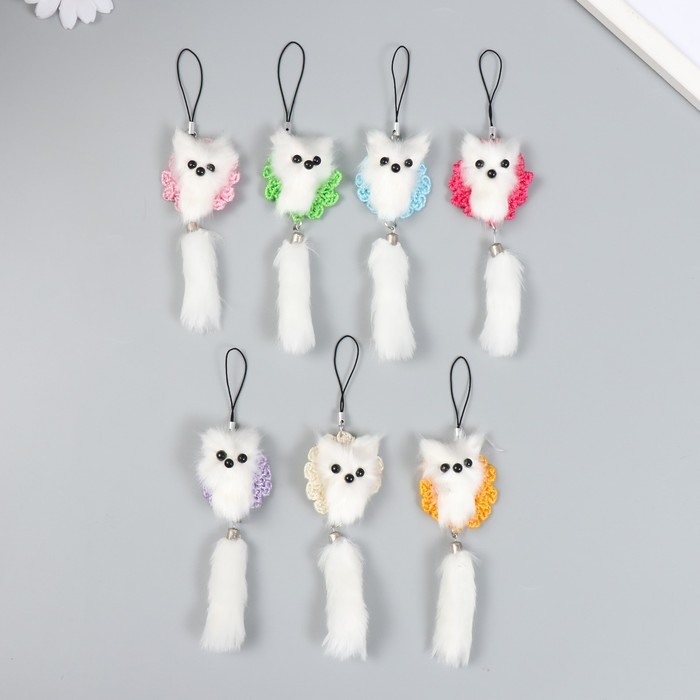 Пушистик на подвеске  Пушистик на подвеске "Котик на коврике" МИКС