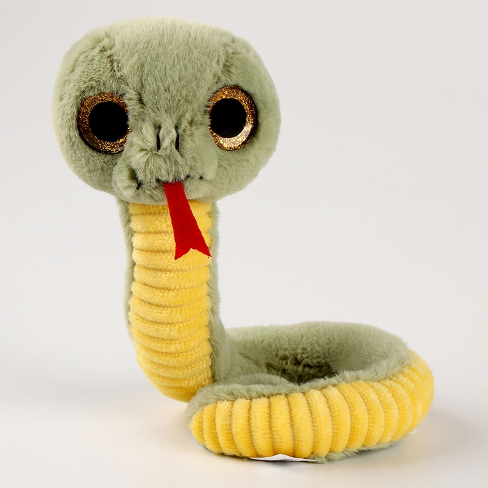 Мягкая новогодняя игрушка «Змея», зелёный Мягкая новогодняя игрушка «Змея», зелёный