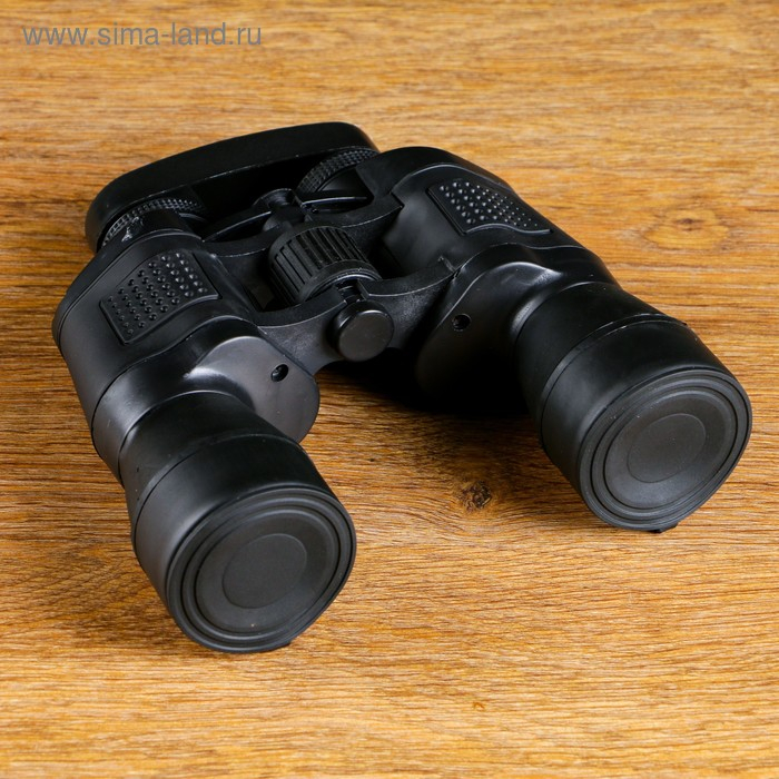 Бинокль 7х50,  Бинокль 7х50, "Кругозор", черный с точками в квадратах на вставках