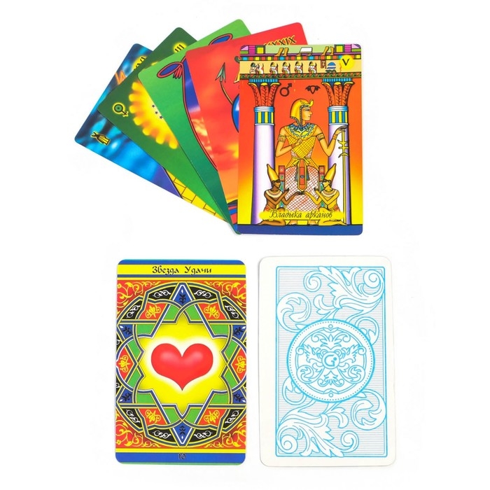 Карты таро Египетское, карты гадальные, с инструкцией, 78 карт, 7.1 х 11.6 см, 18+ Карты таро Египетское, карты гадальные, с инструкцией, 78 карт, 7.1 х 11.6 см, 18+