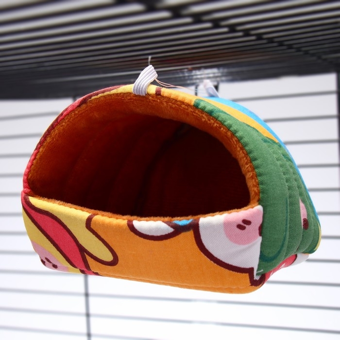 Домик для грызунов  Домик для грызунов "ЛЕВ", желтый