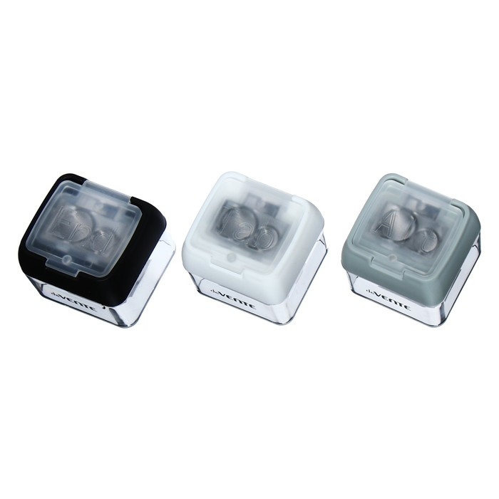 Точилка 2 отверстия с контейнером deVENTE Keyboard Keys, МИКС Точилка 2 отверстия с контейнером deVENTE Keyboard Keys, МИКС