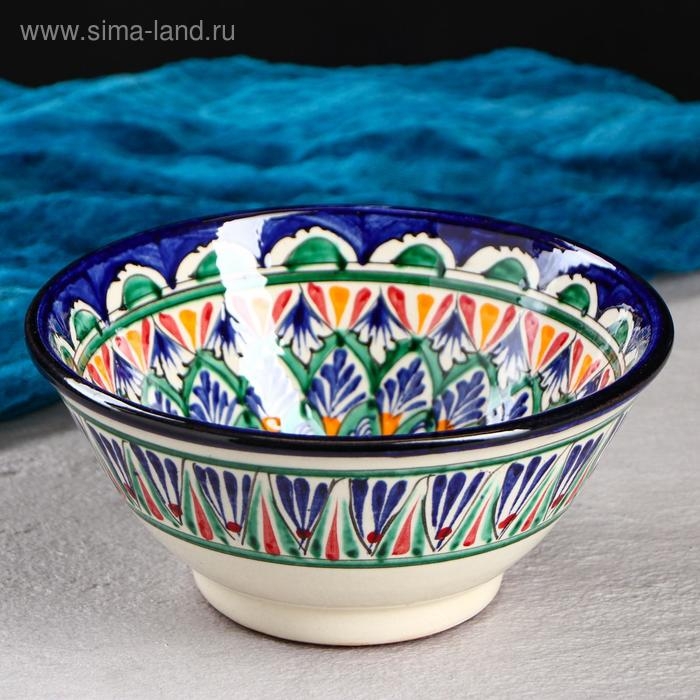 Коса Риштанская Керамика  Коса Риштанская Керамика "Узоры", 18 см, большая, микс