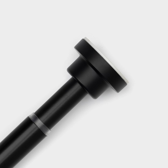 Карниз для ванной SAVANNA, телескопический, 110-200 см, нержавеющая сталь, цвет черный Карниз для ванной SAVANNA, телескопический, 110-200 см, нержавеющая сталь, цвет черный