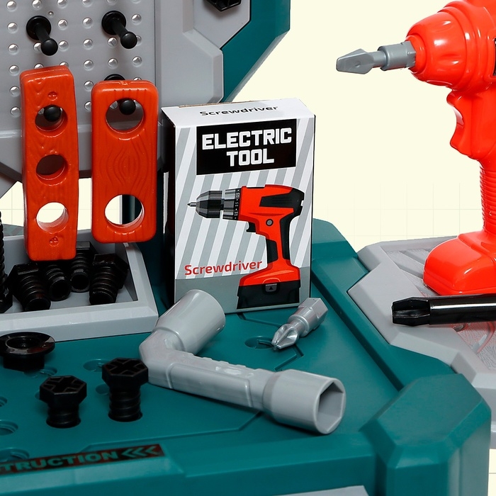 Игровой модуль 2 в 1 «Верстак», 78 элементов Игровой модуль 2 в 1 «Верстак», 78 элементов