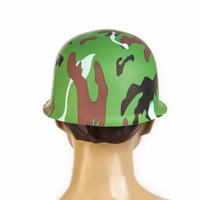 Карнавальная пластиковая каска «Камуфляж» Карнавальная пластиковая каска «Камуфляж»