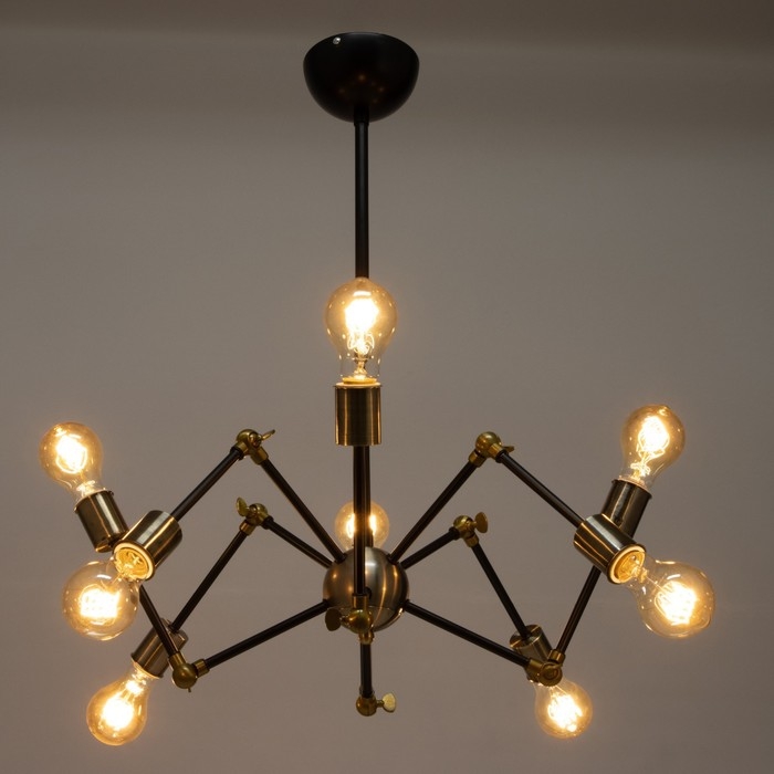 Люстра 2249/8 E27 40Вт черно-бронзовый 70х70х42 см BayerLux