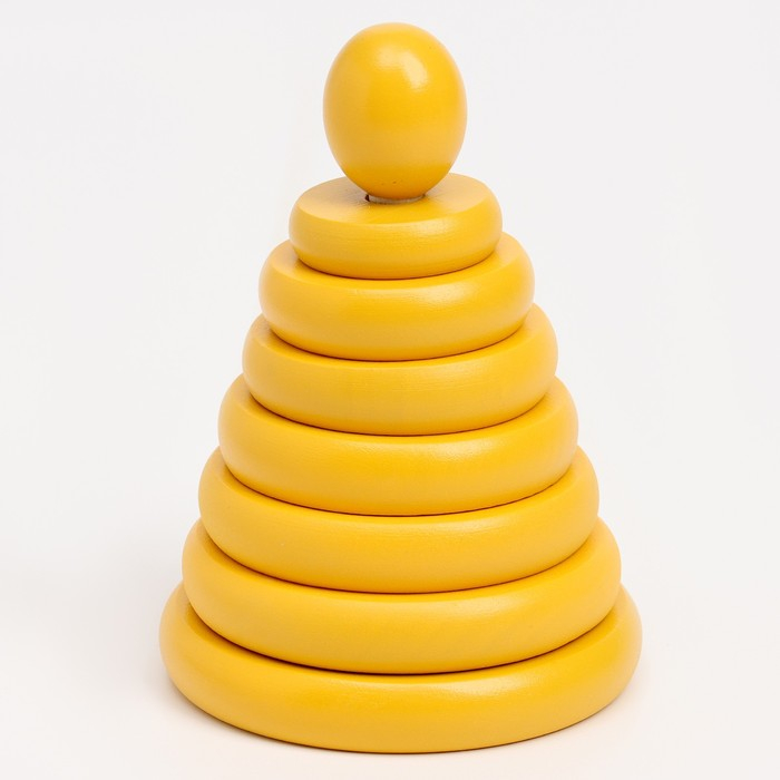 Пирамидка «Жёлтая», 8 деталей Пирамидка «Жёлтая», 8 деталей