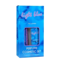 Подарочный набор косметики женский Light blue: гель для душа, 250 мл + парфюмерная вода, 33 мл